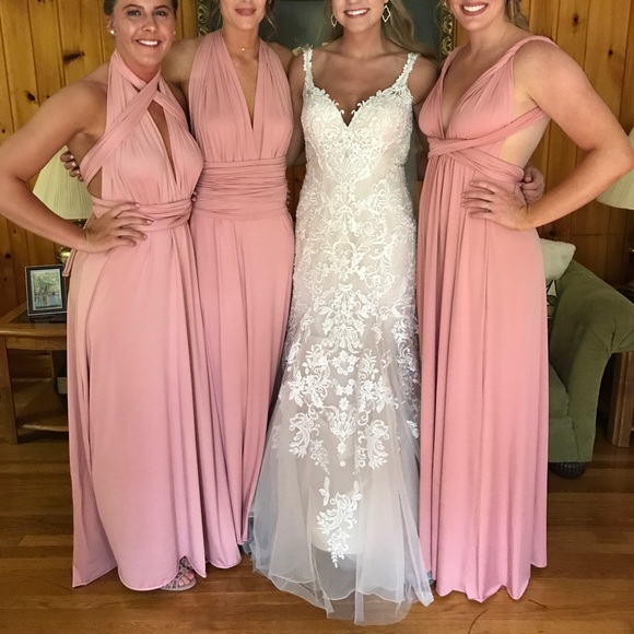 Dresses & Skirts - Blush infinity dress